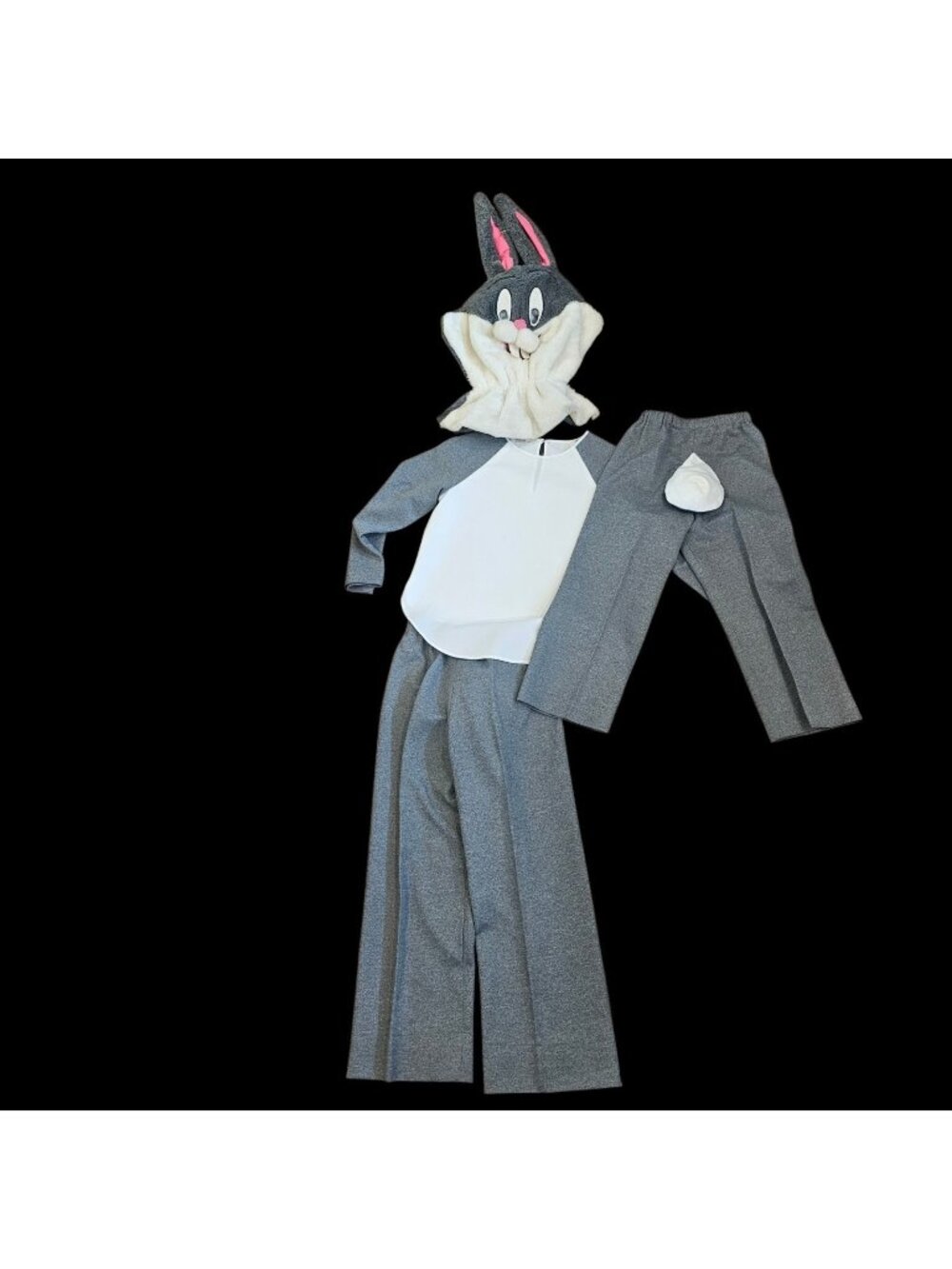 VTG Bugs Bunny Kids Costume Sz S/M/L 70s 80s Looney Tunes Handmade